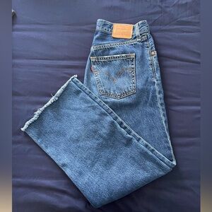 Levi’s Ribcage Straight Ankle Jeans